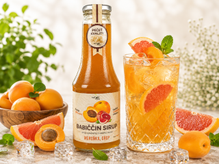 Babiččin sirup - Meruňka & Grep 500ml